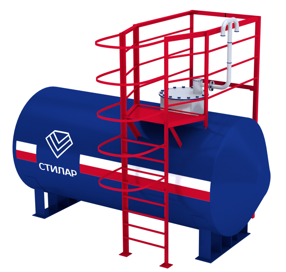 Горизонтальный резервуар РГСН для сточных вод 50 м³ от завода-производителя